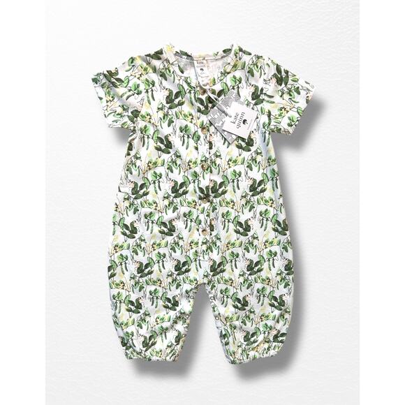 NWT Organic Button Bubble Jumpsuit, 12-18 Months - Picture 3 of 7